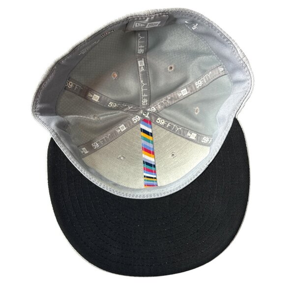 CLEVELAND BROWNS NFL 7 1/2 Fitted Hat Crucial Catch New Era 59FIFTY Embroidered - Picture 13 of 16